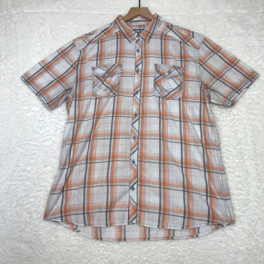 BKE Athletic Fit Button Down Shirt Mens XL